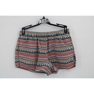 PATAGONIA Womens Small 2.5" Barely Baggies Desert Sage Shorts Aztec Outdoor